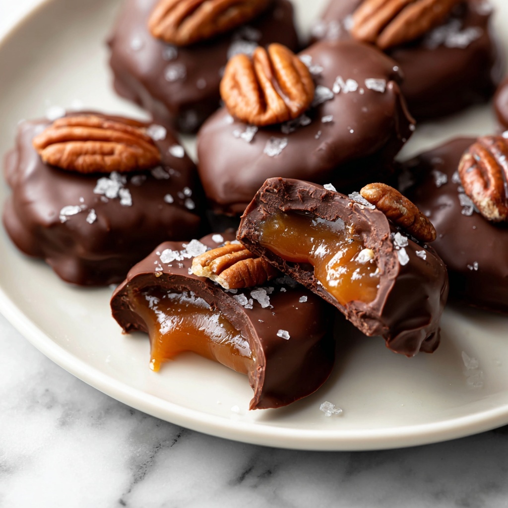 Homemade Chocolate Turtles Recipe - Recipe Image