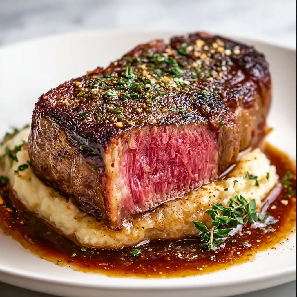 Perfectly Seared Chateaubriand with Béarnaise Sauce Recipe - Recipe Image