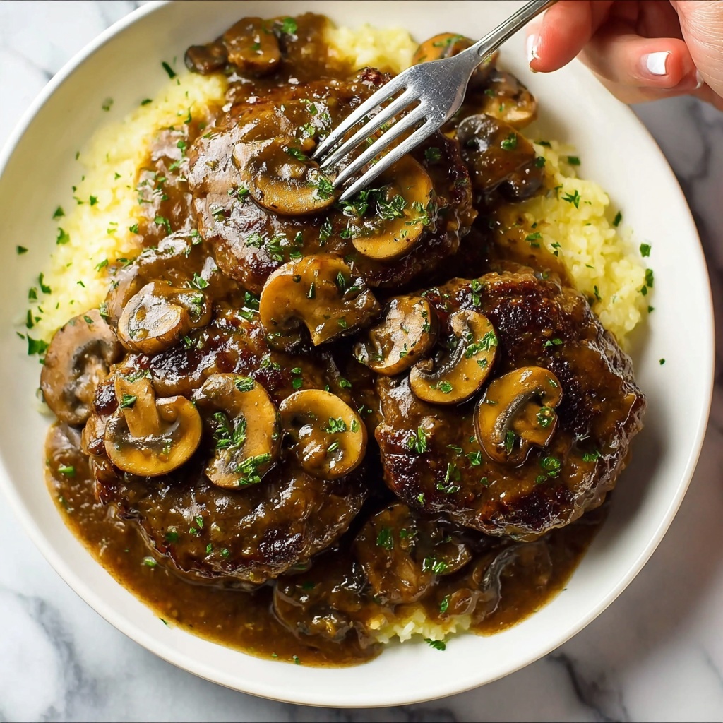 Bobby Flay Salisbury Steak Recipe - Recipe Image