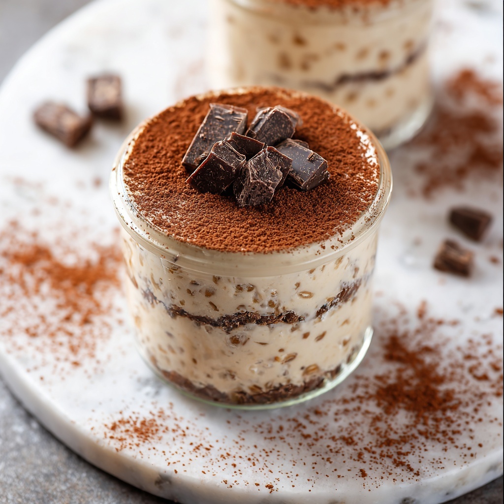 Tiramisu Overnight Oats Recipe - Recipe Image
