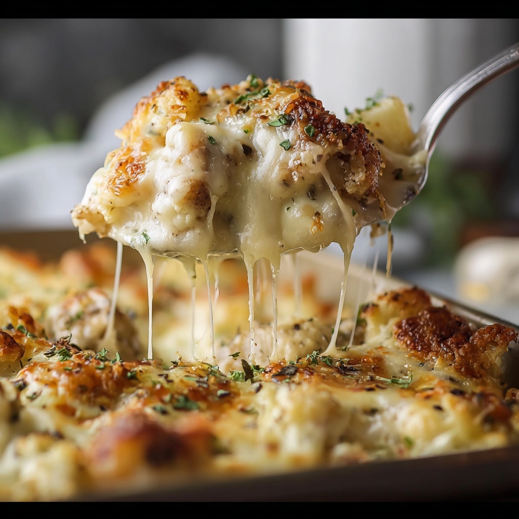 Creamy Onion Chicken Bake with Stuffing Recipe - Recipe Image