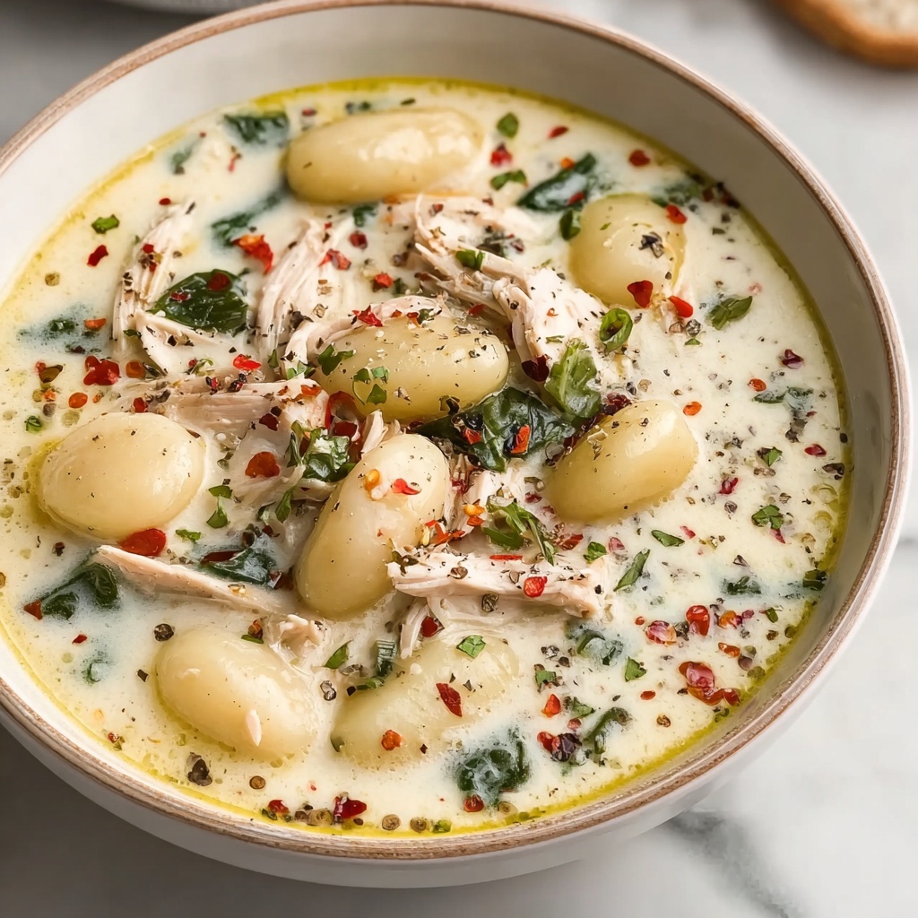 Creamy Chicken Gnocchi Soup Recipe - Recipe Image