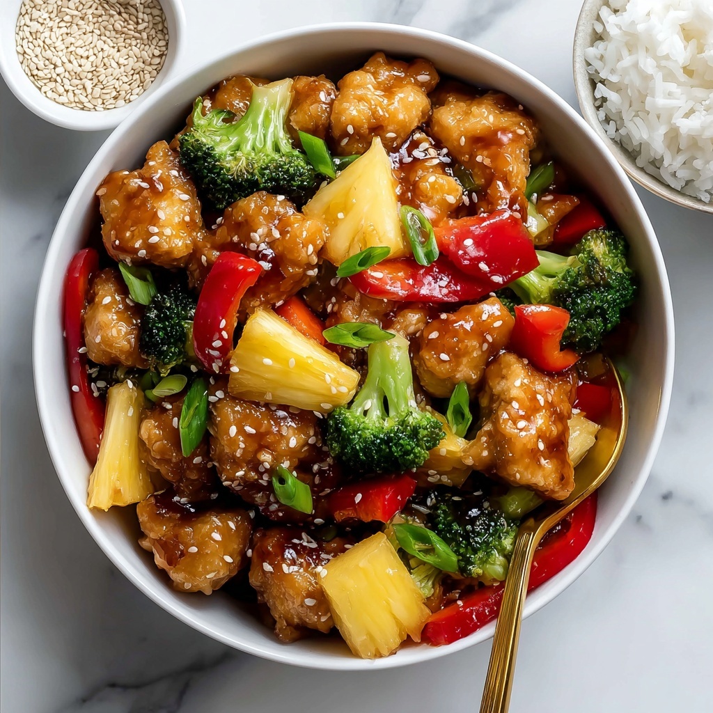 Healthy Pineapple Chicken Stir Fry Recipe - Recipe Image
