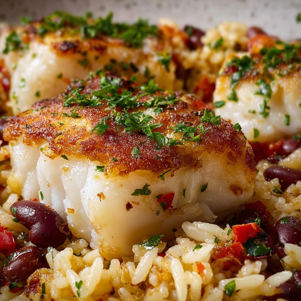 One Pan Fish and Risoni Recipe - Recipe Image