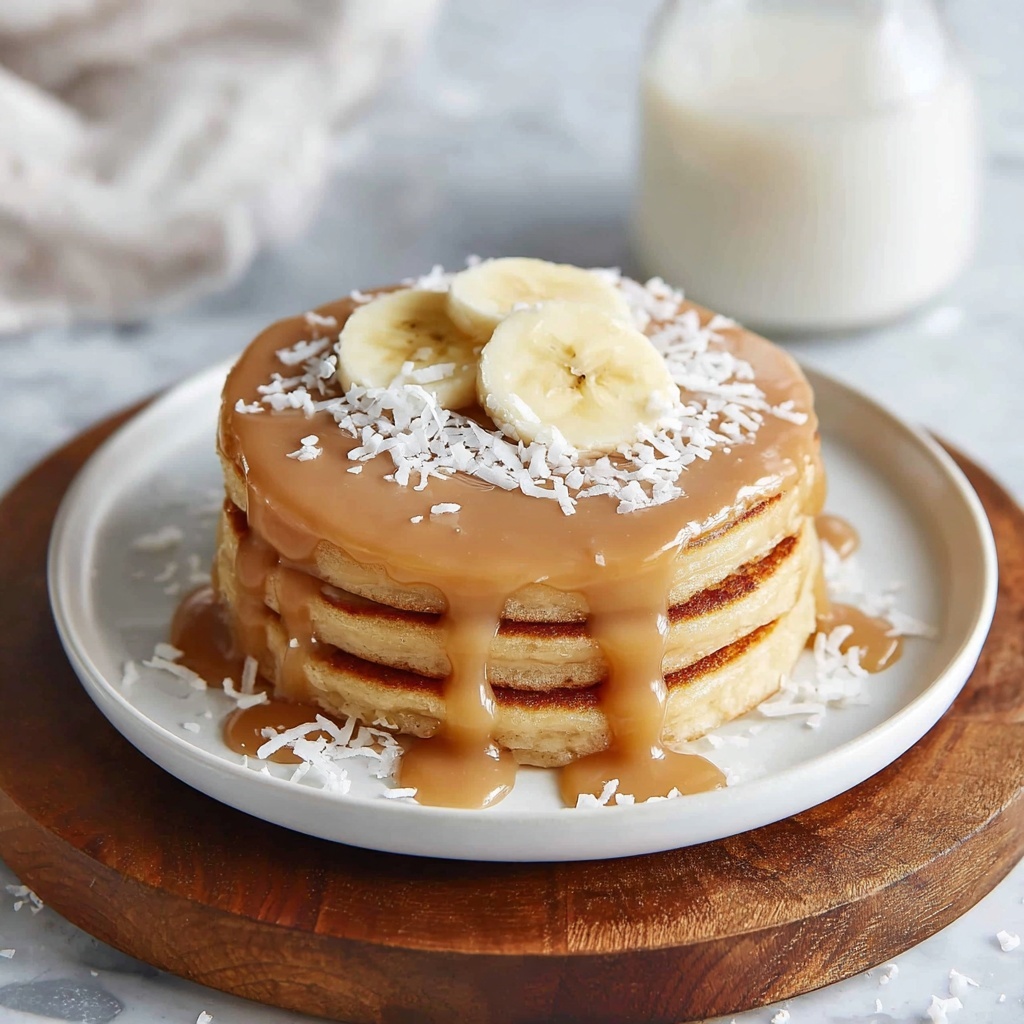 Sweet Coconut Cream Pancakes Recipe - Recipe Image