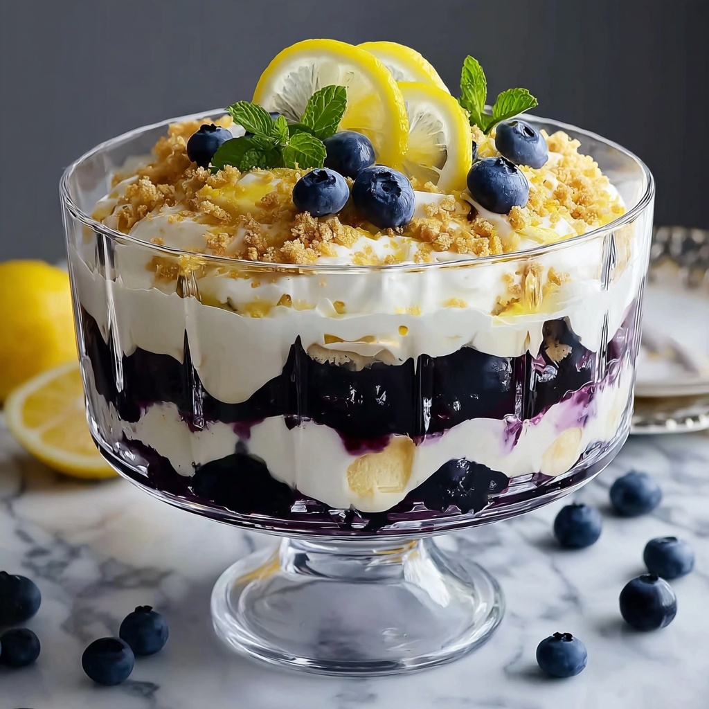 Lemon Blueberry Trifle Recipe - Recipe Image