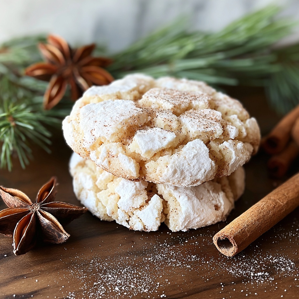 Cinnamon Eggnog Christmas Cookies Recipe - Recipe Image