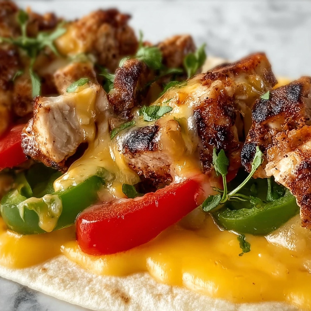 Chicken Fajita Melts Recipe - Recipe Image