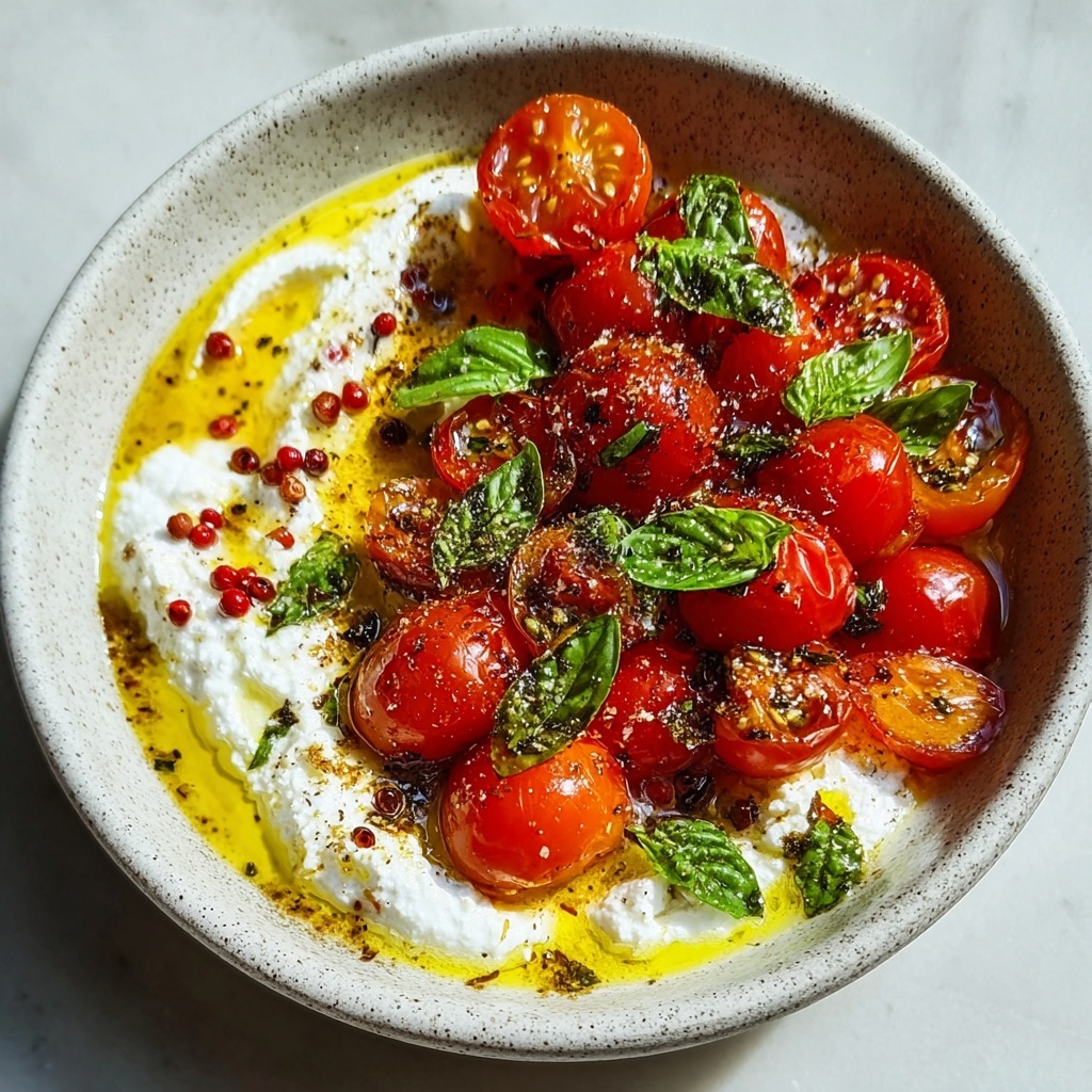Tomato Confit with Whipped Feta Recipe - Recipe Image