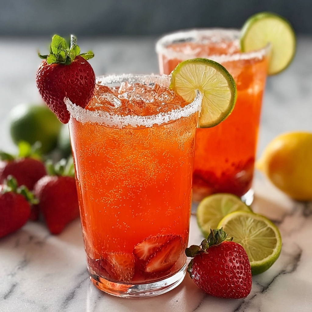 Ultimate Strawberry Tequila Fizz Recipe - Recipe Image