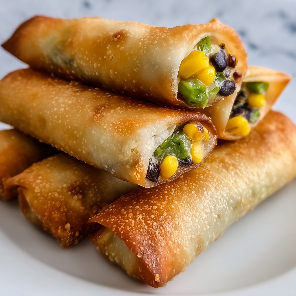 Mini Jalapeno Popper Egg Rolls Recipe - Recipe Image
