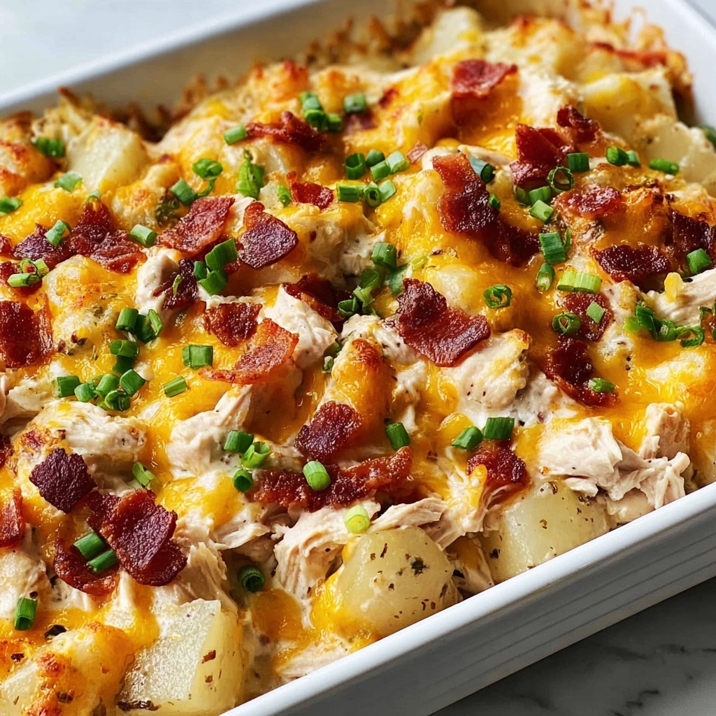 Loaded Potato Ranch Chicken Casserole Recipe - Recipe Image