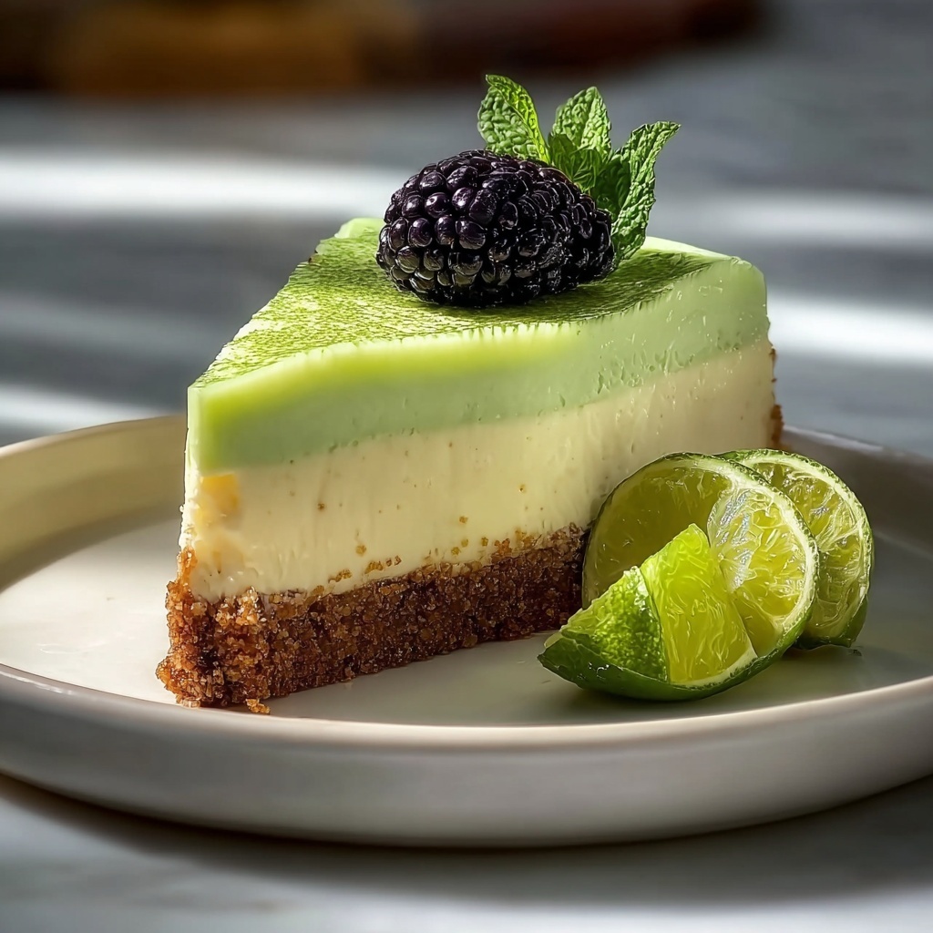 Refreshing Lime Mousse Cheesecake Recipe - Recipe Image