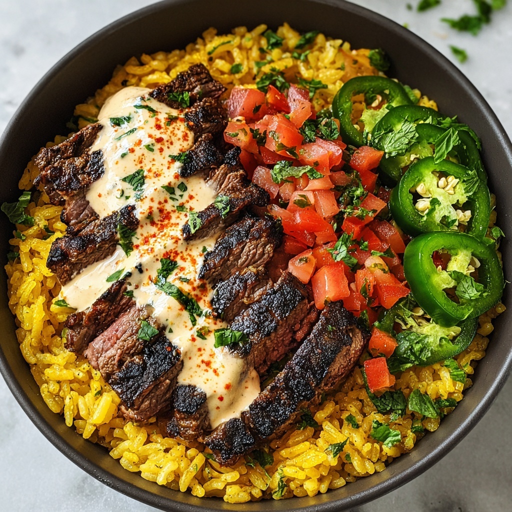 Steak & Queso Rice Recipe - Recipe Image
