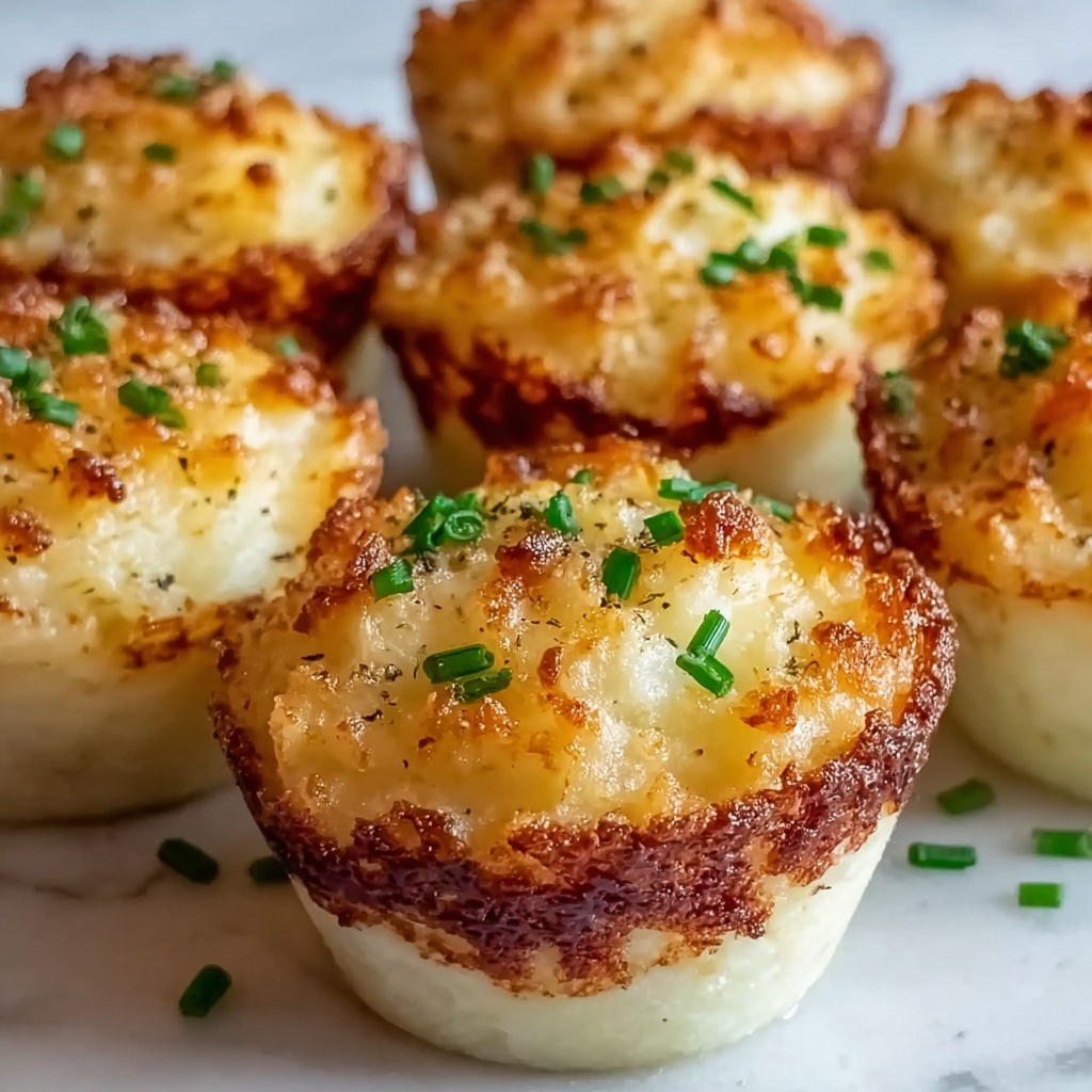 Garlic Parmesan Mashed Potato Cups Recipe - Recipe Image