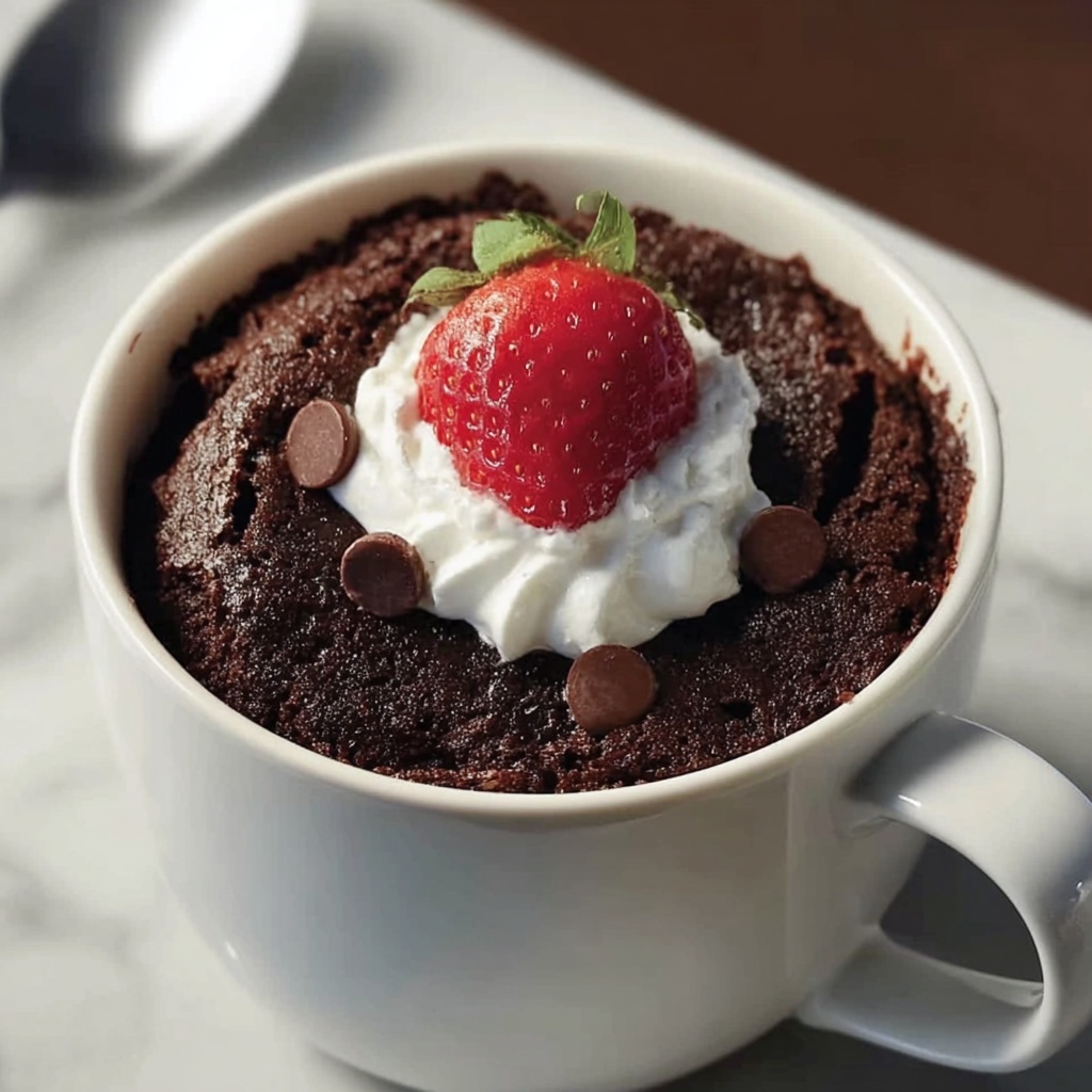 Chocolate Mug Cake Recipe - Recipe Image