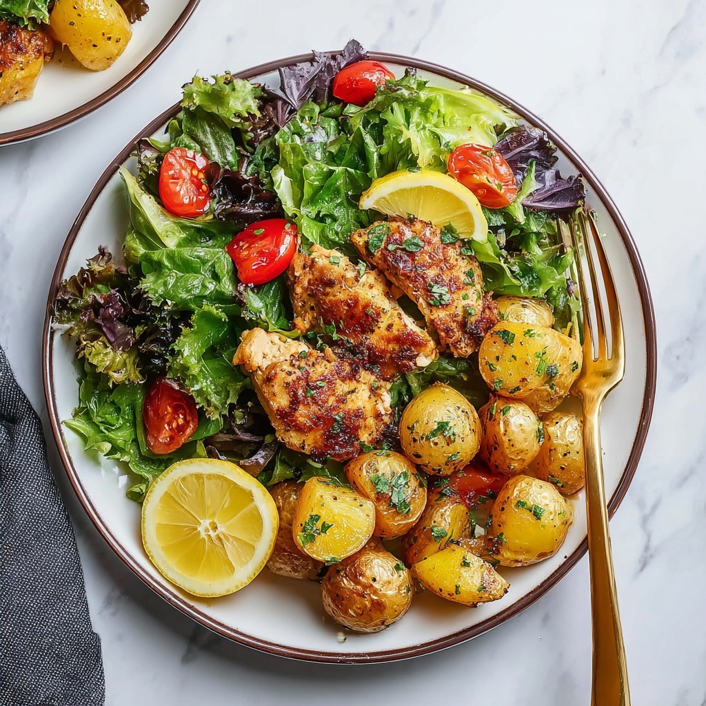 Garlic Chicken Potato Skillet (Country Style) Recipe - Recipe Image