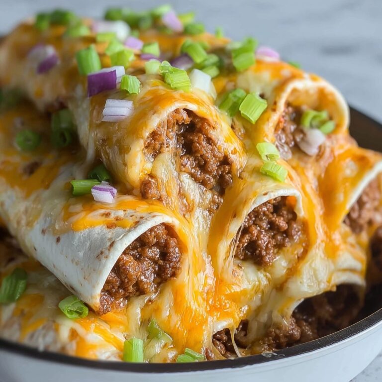 Cheesy Beef Taco Roll-Ups Recipe