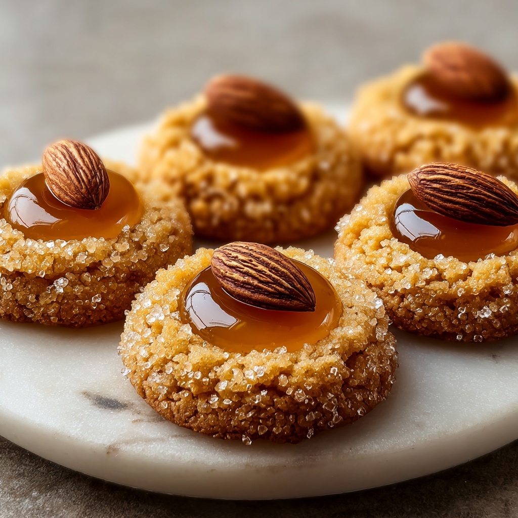 Italian Almond and Honey Thumbprint Cookies Recipe - Recipe Image