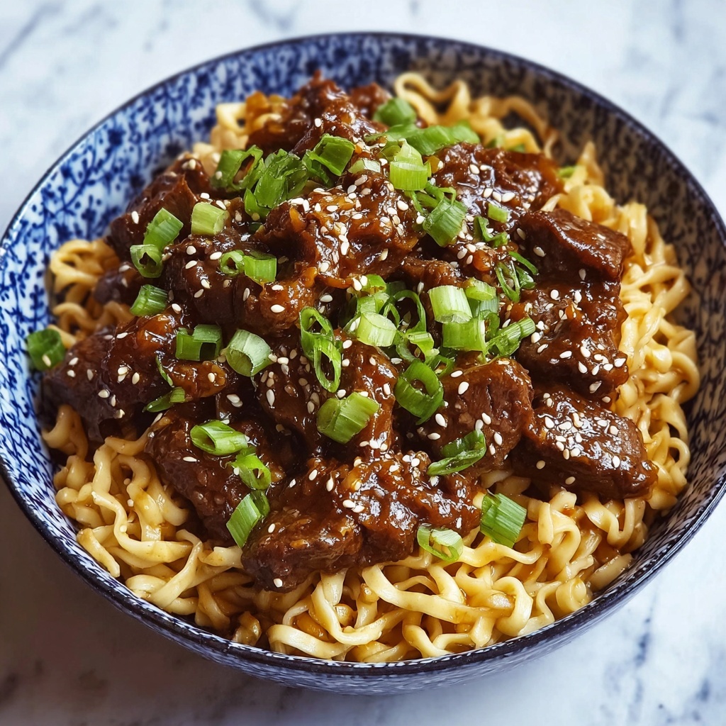 Mongolian Beef and Noodle Stir-Fry Recipe - Recipe Image