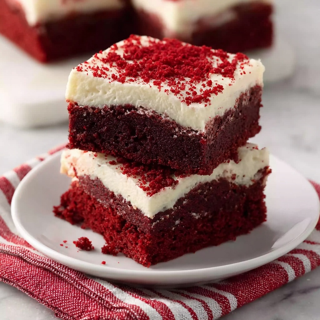 Red Velvet Brownies Recipe - Recipe Image