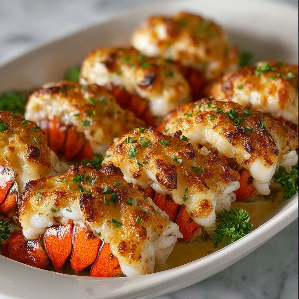 Garlic Butter Baked Lobster Tails Recipe - Recipe Image