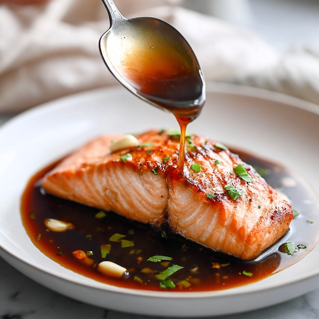 Honey Garlic Glazed Salmon Recipe - Recipe Image