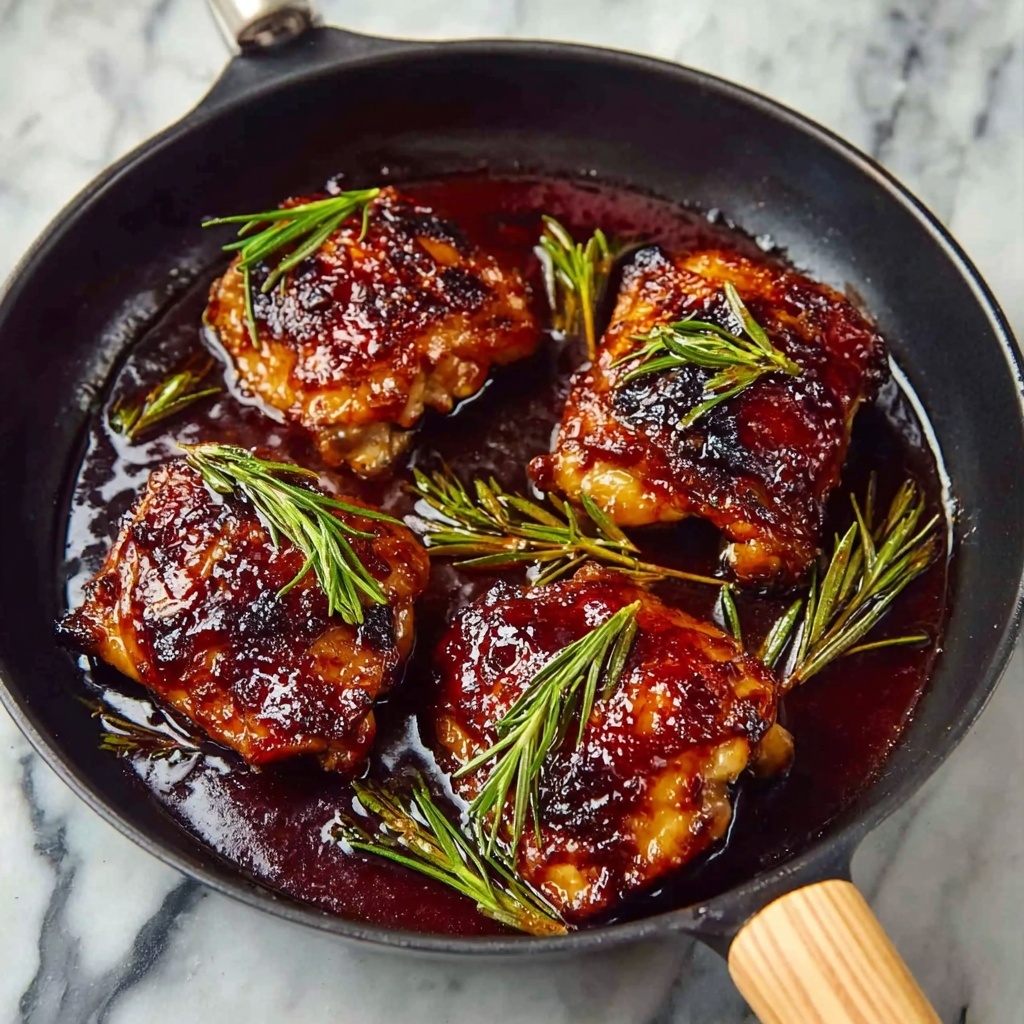 Fig Glazed Skillet Chicken Recipe - Recipe Image