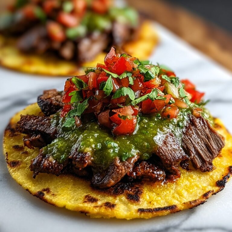 Mexican Tostadas de Carne Asada Recipe