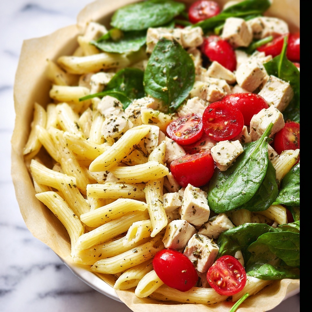 Chicken Pesto Pasta Salad Recipe - Recipe Image