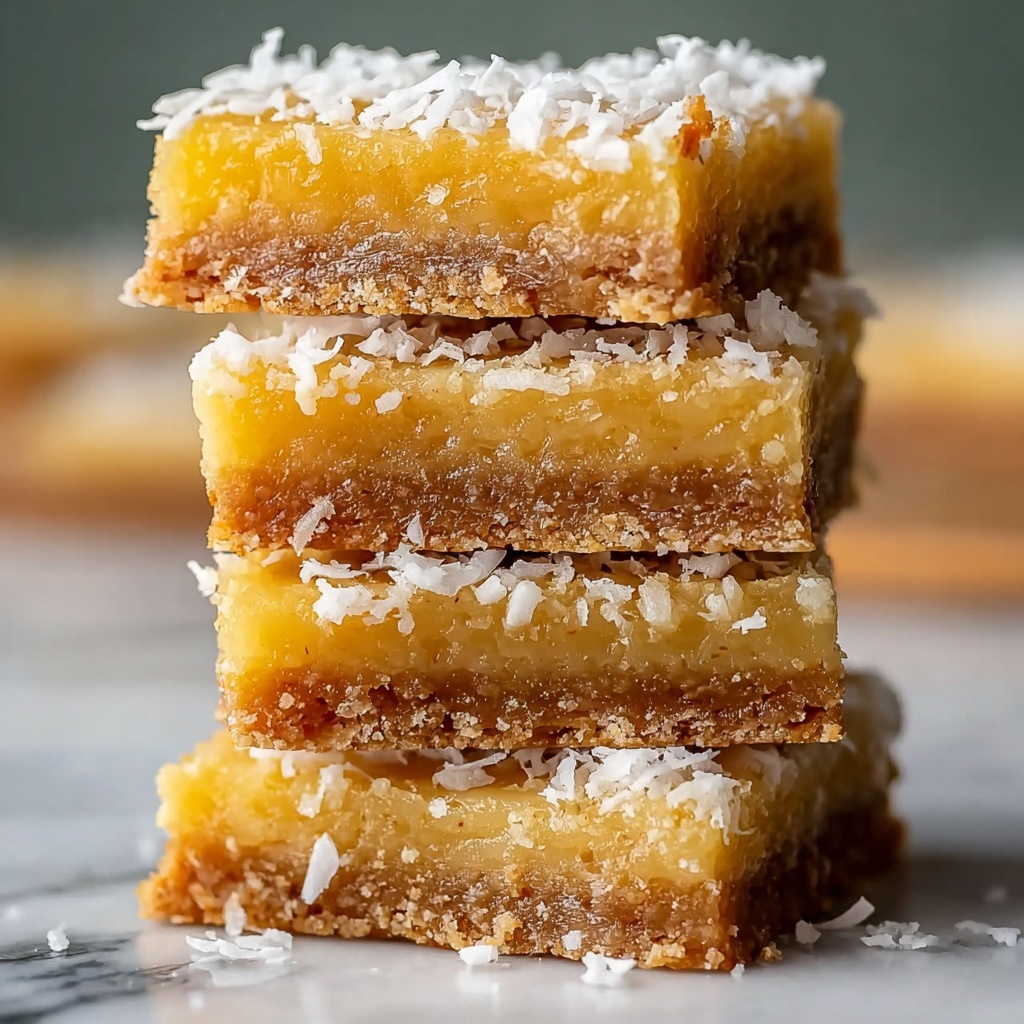 Buttery Coconut Bars That Melt in Your Mouth Recipe - Recipe Image