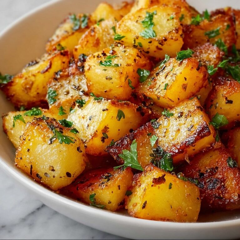Harissa Roasted Potatoes with Whipped Tahini Sauce and Crispy Fried Pita Recipe
