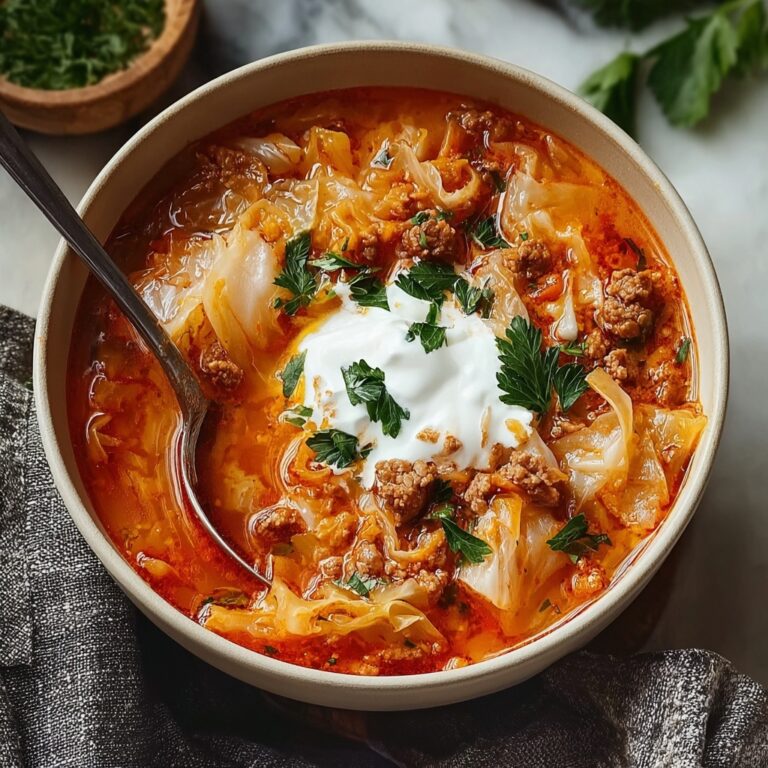 Polish Stuffed Cabbage Soup Recipe