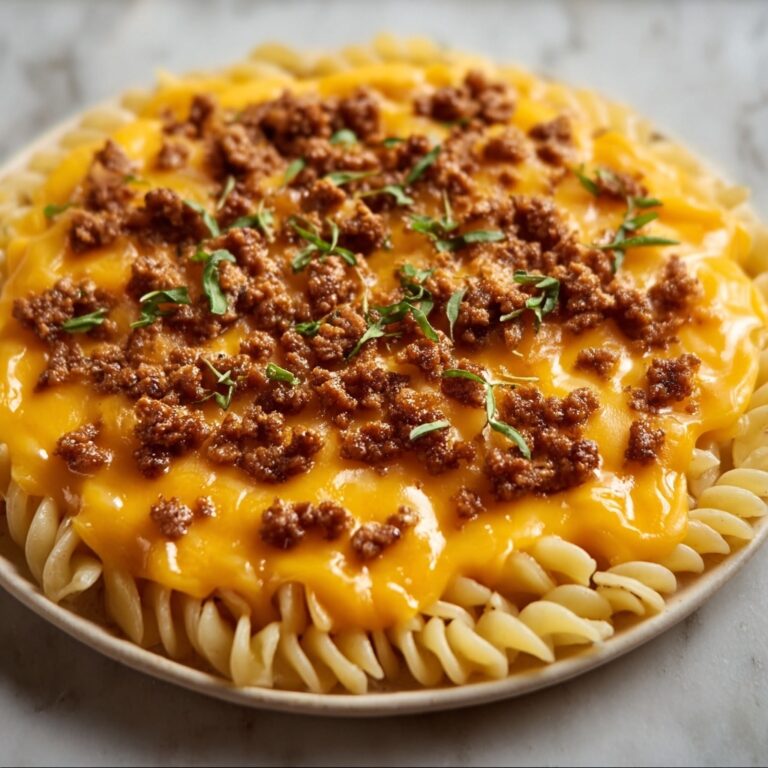 Cheesy Sloppy Cheeseburger Pasta Recipe