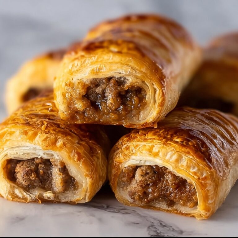 French Onion Sausage Rolls Recipe