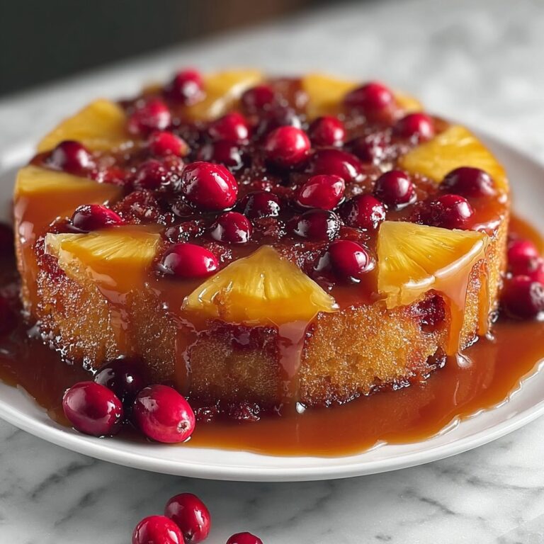 Cranberry Pineapple Upside-Down Cake Recipe