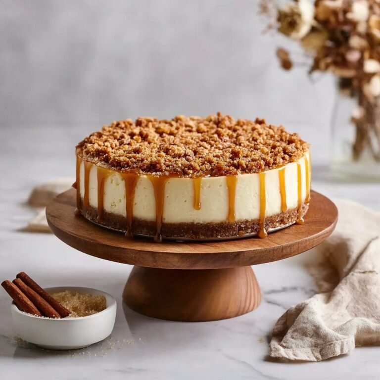 Apple Crisp Cheesecake Recipe