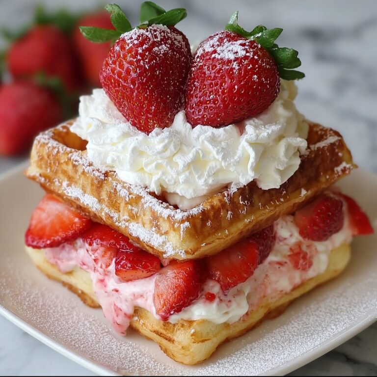 Strawberry Cream Cheese Stuffed French Toast Bake Recipe