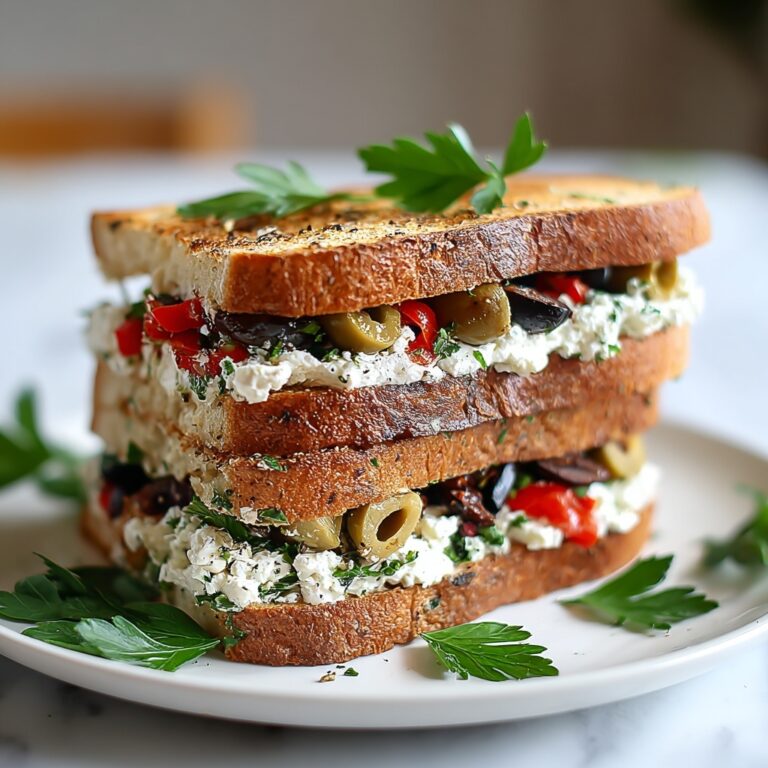 Olive Tapenade and Goat Cheese Sandwich Recipe