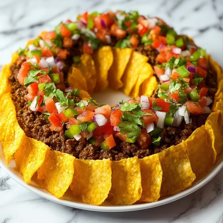 Spicy Ground Beef Taco Ring Recipe