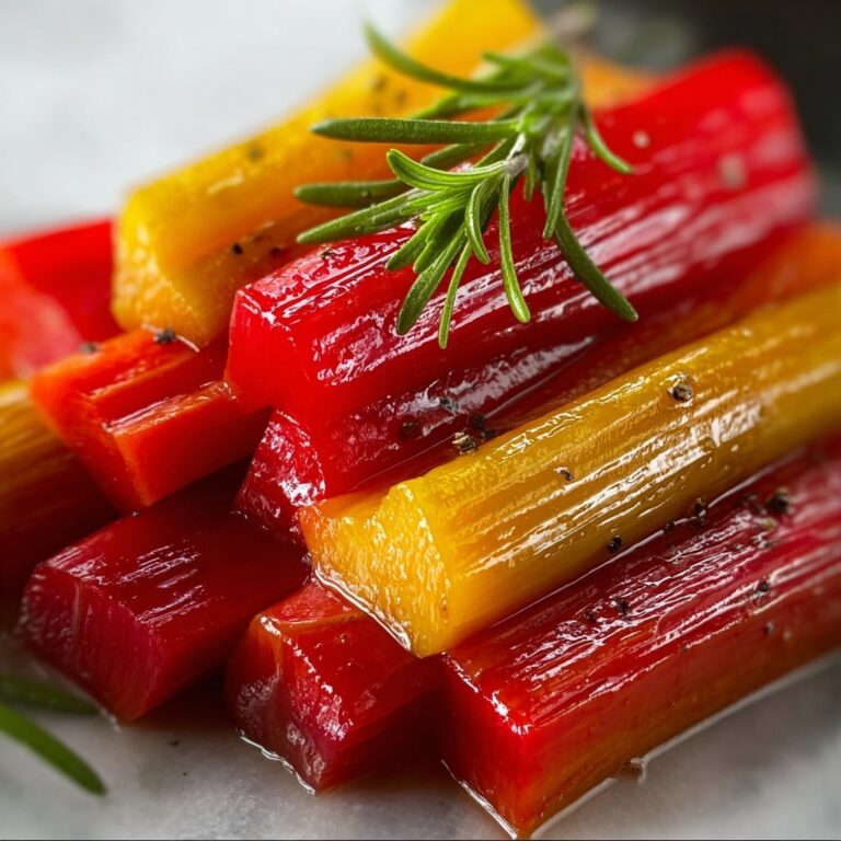 Sweet Roasted Rhubarb Recipe