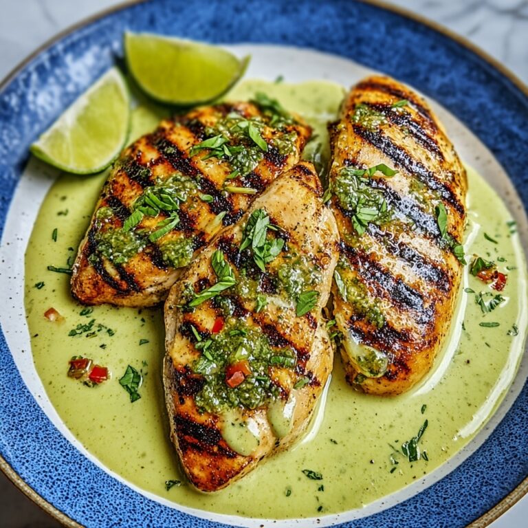 Grilled Salsa Verde Pepper Jack Chicken Recipe