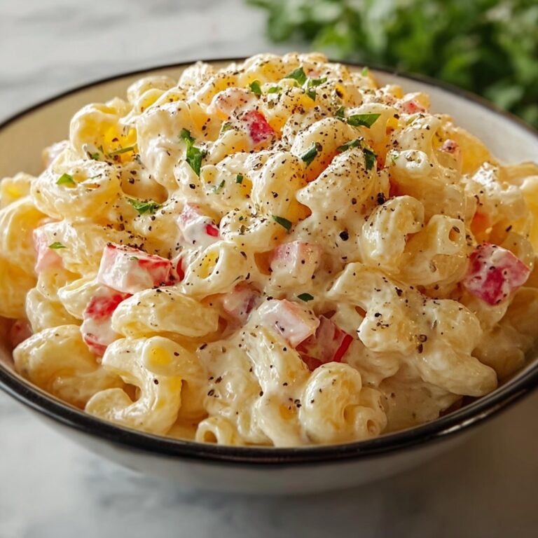 Sweet Amish Macaroni Salad Recipe