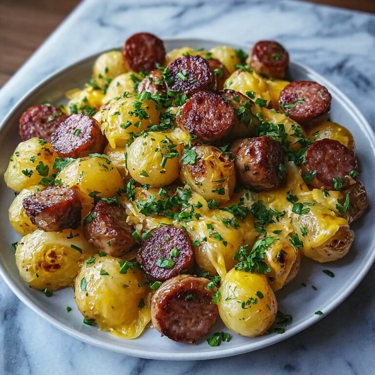 Cheesy Ranch Potatoes and Smoked Sausage Recipe