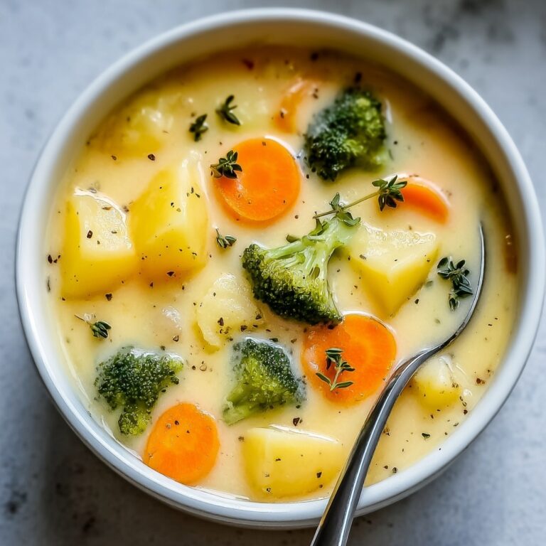 The Best Broccoli Potato Cheese Soup Recipe
