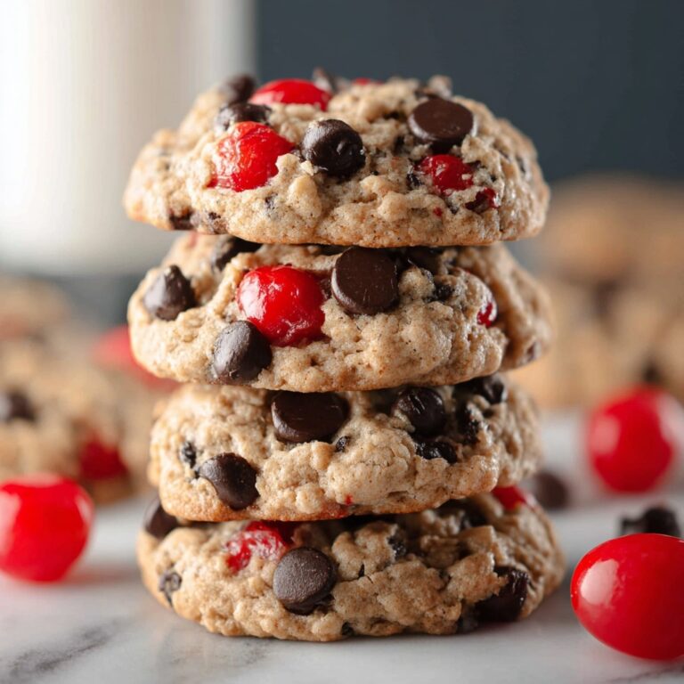 Cherry Chocolate Chip Cookies with Mocha Chips Recipe
