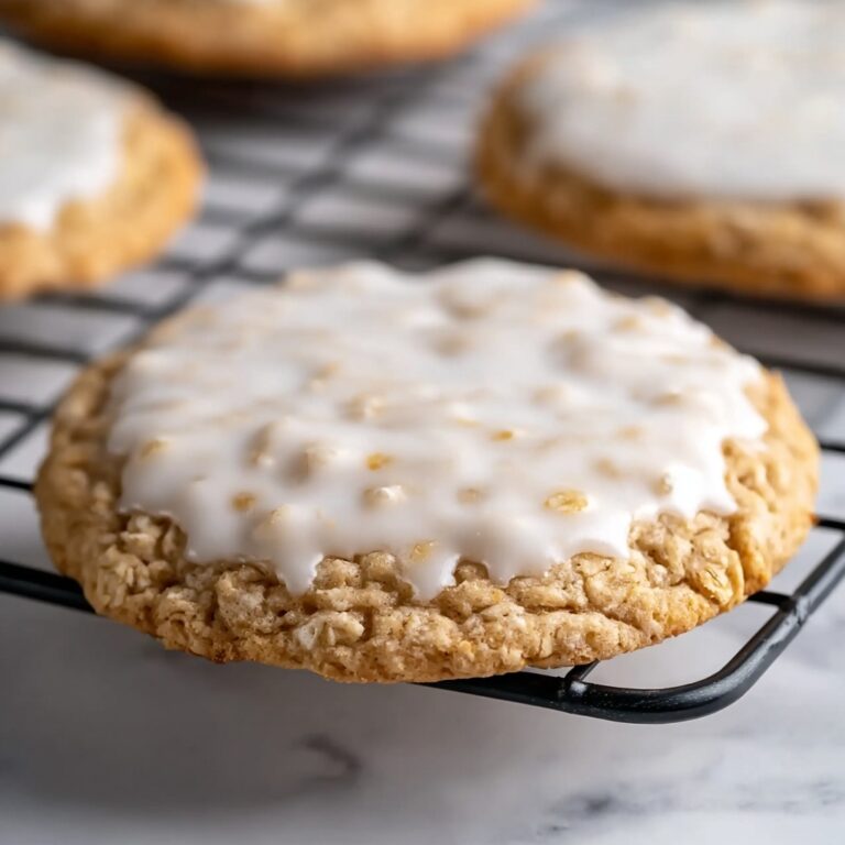 Iced Oatmeal Cookies Recipe