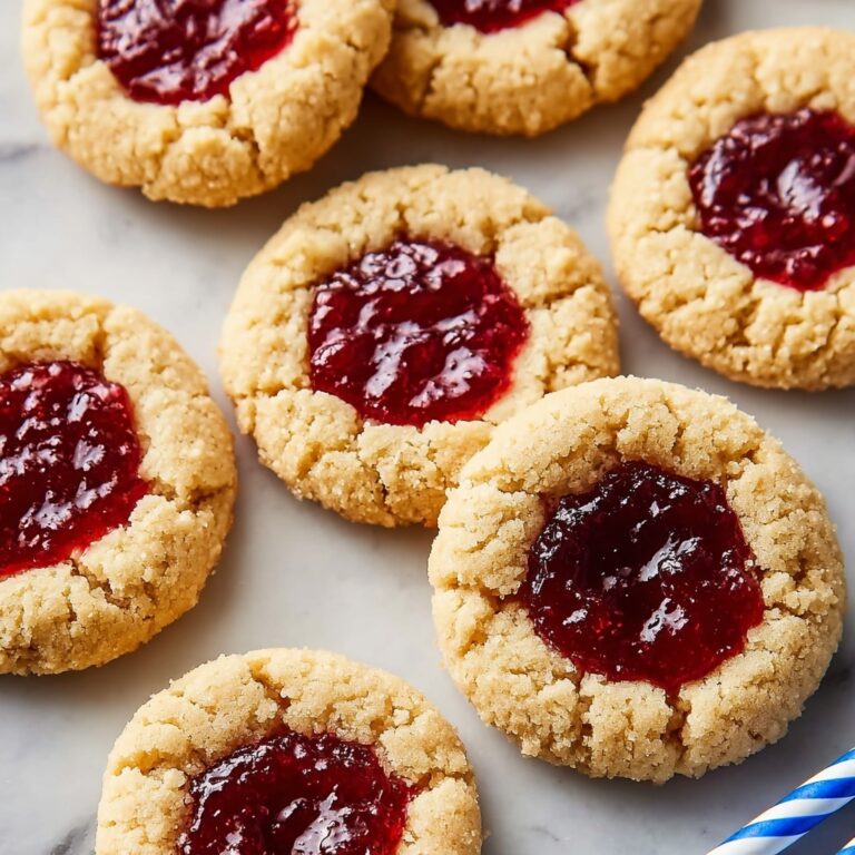 Thumbprint Cookies with Raspberry Jam and Toasted Walnuts Recipe
