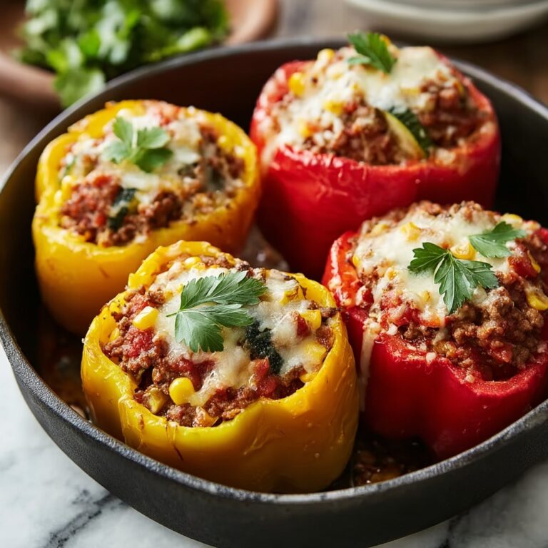 Turkey Stuffed Bell Peppers Recipe