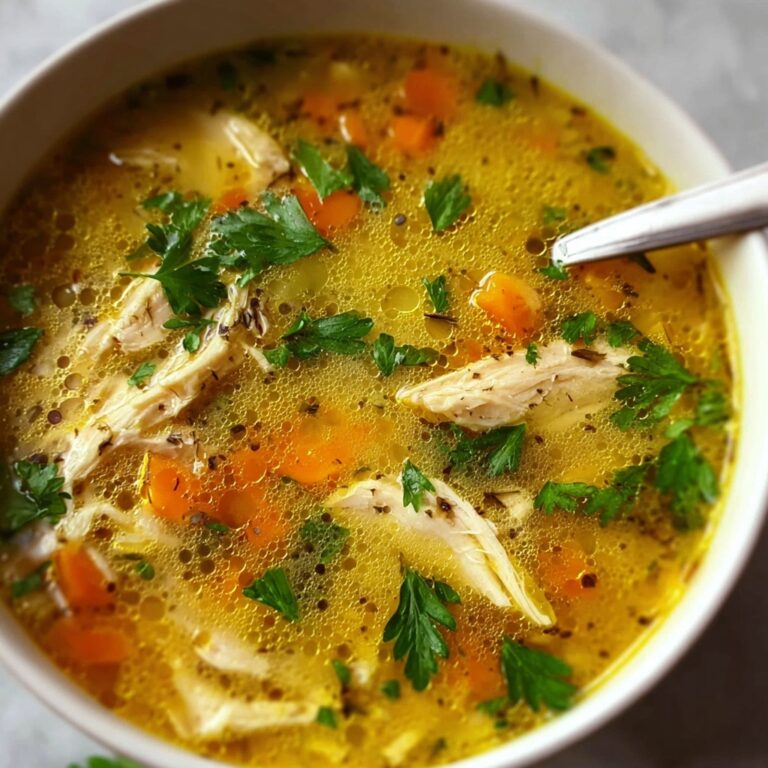 Anti-Inflammatory Turmeric Chicken Soup Recipe